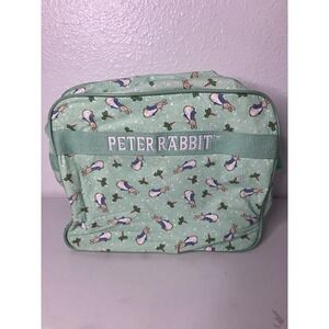 VTG Peter Rabbit Beatrix Potter Enfamil Diaper Bag Matching Small Bag Mint Green